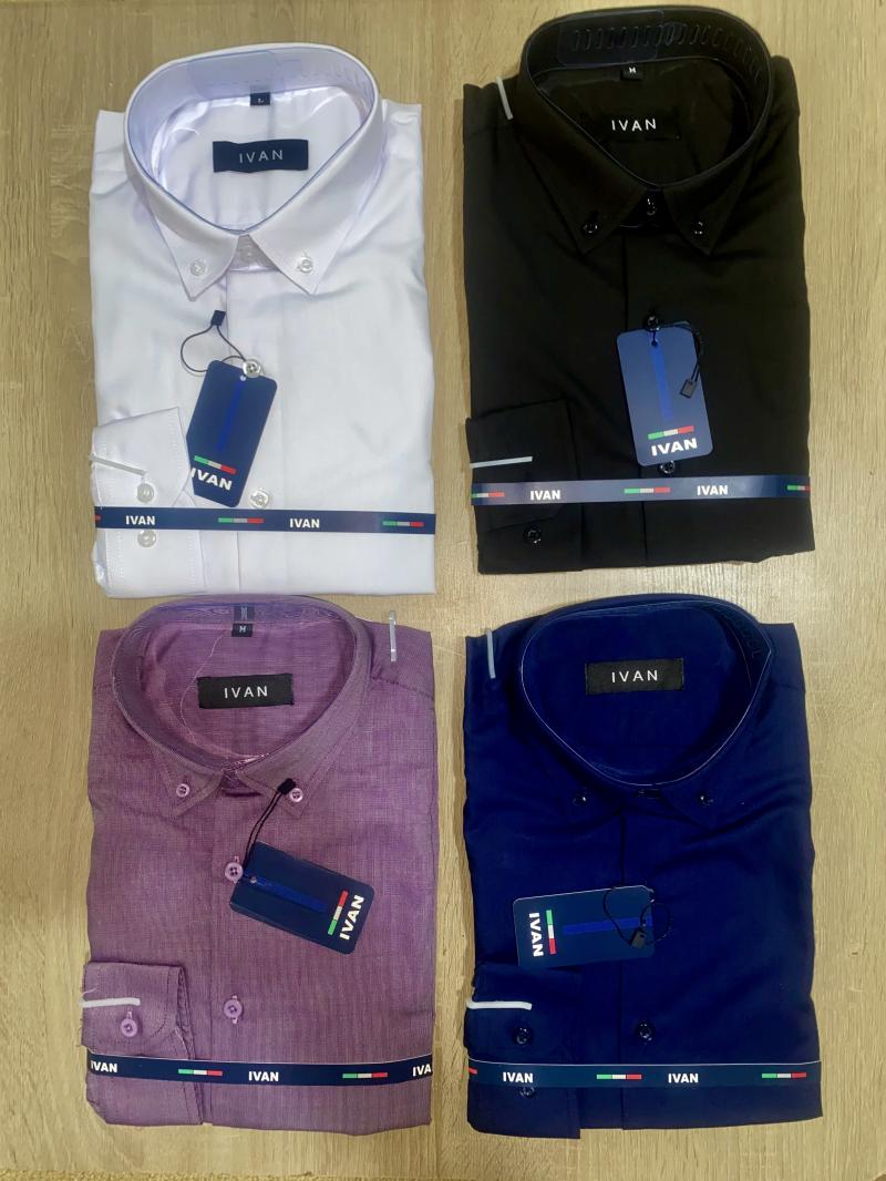 قميص IVAN لونقماش